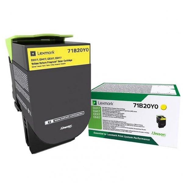 LEXMARK Toner Standard Yellow 71B20Y0