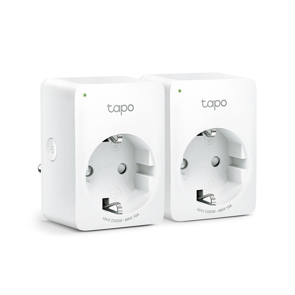 TP-LINK TAPO P100 MINI SMART PLUG WIFI 2 PACK TP-LINK TAPO P100 MINI SMART PLUG WIFI 2 PACK - Image 1