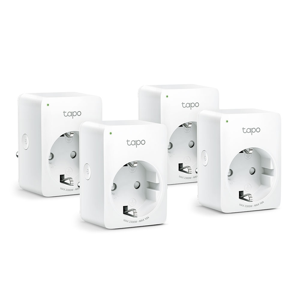 TP-LINK TAPO P100 MINI SMART PLUG WIFI 4 PACK TP-LINK TAPO P100 MINI SMART PLUG WIFI 4 PACK - Image 1