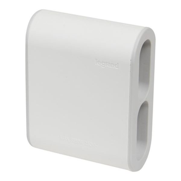 Legrand SurgeArrest 2 Outlets Φις White/Grey