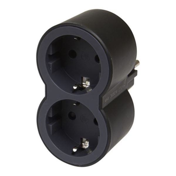 Legrand SurgeArrest 2 Outlets  Black/Grey