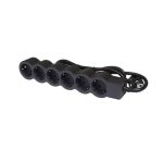 Legrand SurgeArrest 6 Outlets 3m Cable  Black/Grey