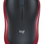 LOGITECH Mouse Wireless M185 Red