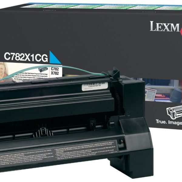 LEXMARK Toner Extra High Cyan C782X1CG