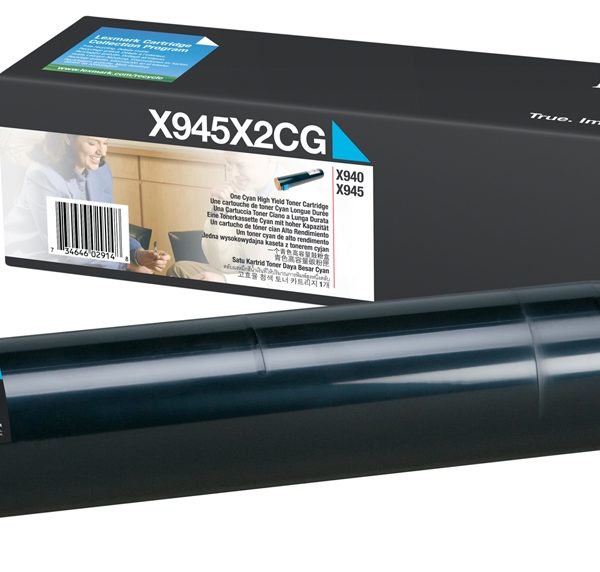 LEXMARK Toner Cyan X945X2CG