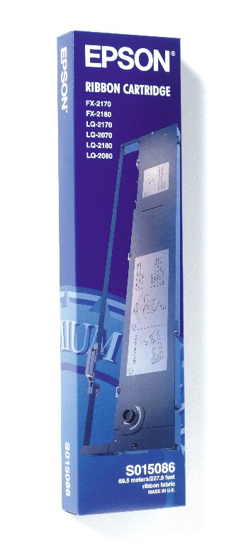 EPSON Ribbon Black C13S015086 EPSON Ribbon Black C13S015086 - Image 1