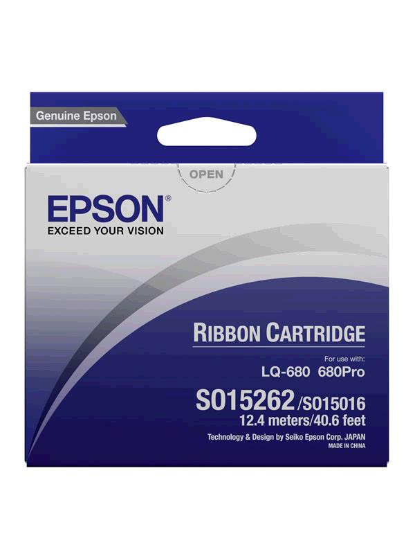 EPSON Ribbon Black C13S015262 EPSON Ribbon Black C13S015262 - Image 1
