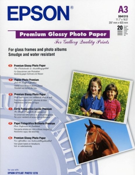 EPSON Paper Premium Glossy Photo C13S041315