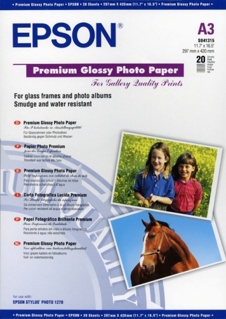 EPSON Paper Premium Glossy Photo C13S041315 EPSON Paper Premium Glossy Photo C13S041315 - Image 1