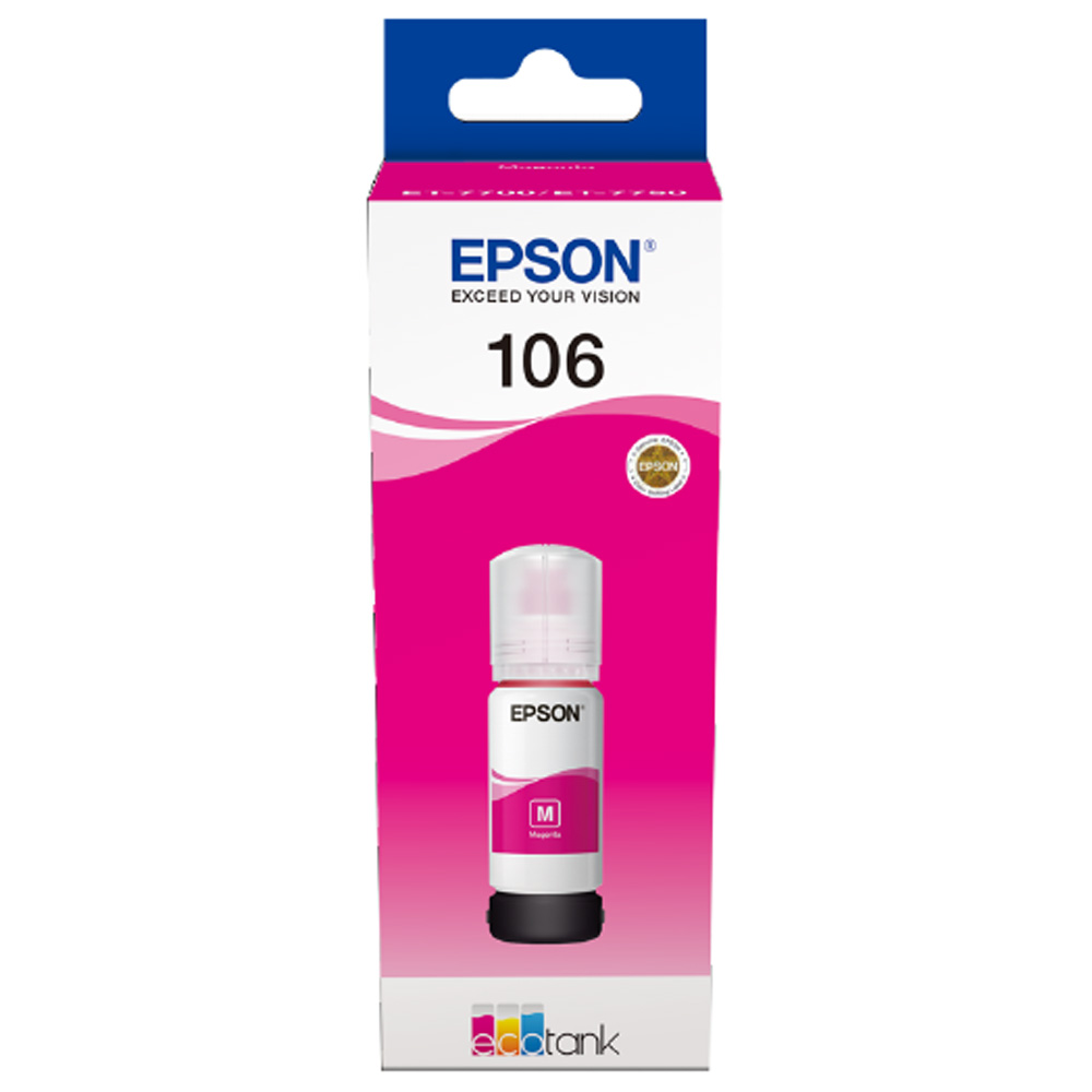 EPSON Ink Bottle Magenta C13T00R140 EPSON Ink Bottle Magenta C13T00R140 - Image 1