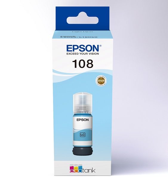 EPSON Ink Bottle Light Cyan C13T09C54A