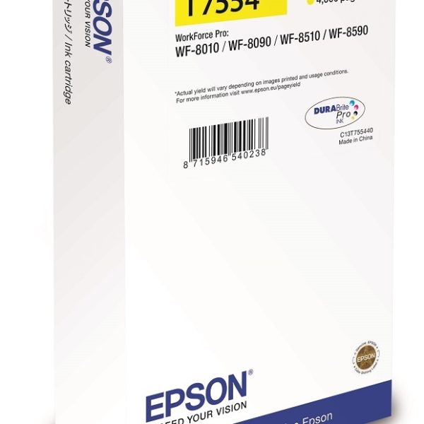 Epson Cartridge Yellow XL C13T755440