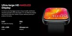 ZEBLAZE smartwatch GTS 3 Plus, heart rate, 2.15" AMOLED, IP68, μαύρο - Image 4