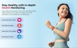 ZEBLAZE smartwatch GTS 3 Plus, heart rate, 2.15" AMOLED, IP68, μαύρο - Image 5