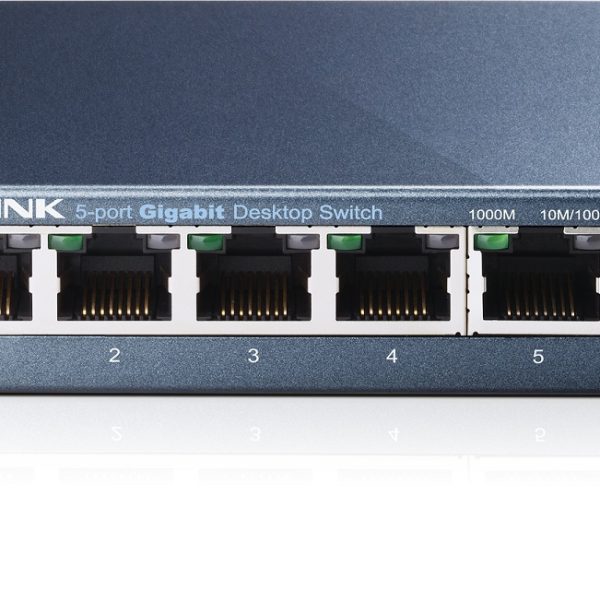 TP-LINK Switch TL-SG105, 5 port, 10/100/1000 Mbps, Steel Case