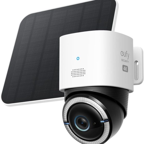 ANKER Eufy 4G LTE Cam S330 4K Pan and Tilt with Solar Panel Kit