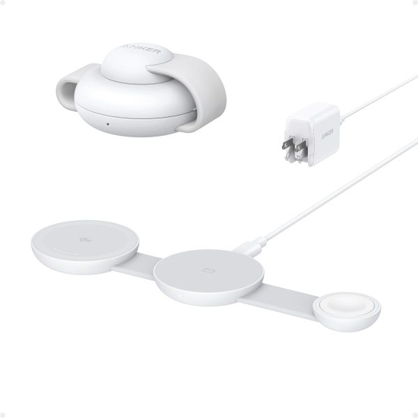 ANKER MagGo UFO 3-in-1 Charger 15W Foldable White