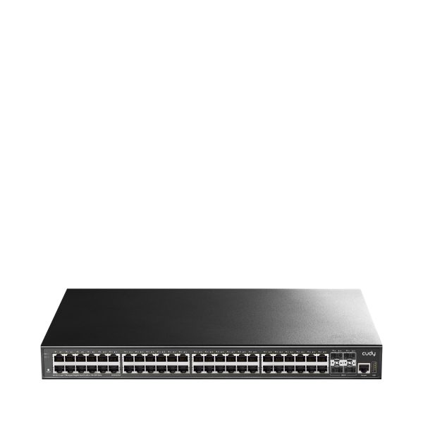 CUDY Switch GS5048S4 48-GbE 4-SFP+ L3 Managed Gigabit