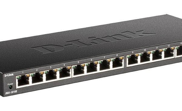 D-LINK Switch DGS-1016S 16-Port Gigabit Unmanaged Switch