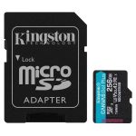 KINGSTON Memory Card SDCG4/256GB Canvas Go PLUS Class 10, UHS-I, U3, V30, A2