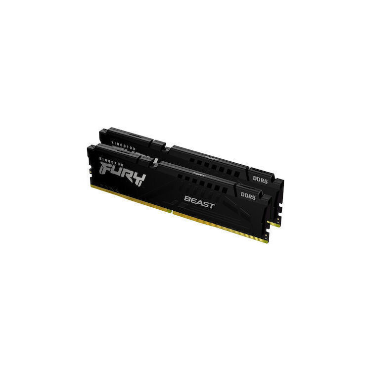 KINGSTON Memory KF560C36BBEK2-16 FURY Beast DDR5 KINGSTON Memory KF560C36BBEK2-16 FURY Beast DDR5, 6000MT/s, 16GB Kit of 2 - Image 1