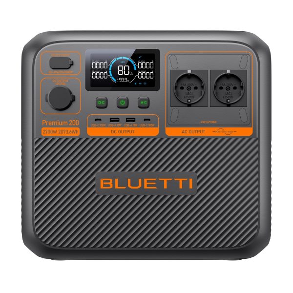 BLUETTI Premium Power Station PREMIUM 200 V2 2700W AC Outlet 2073Wh