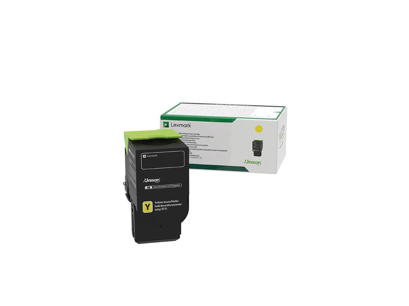 162-25-LXT75M2XY0 LEXMARK Toner Yellow 75M2XY0 - Image 1