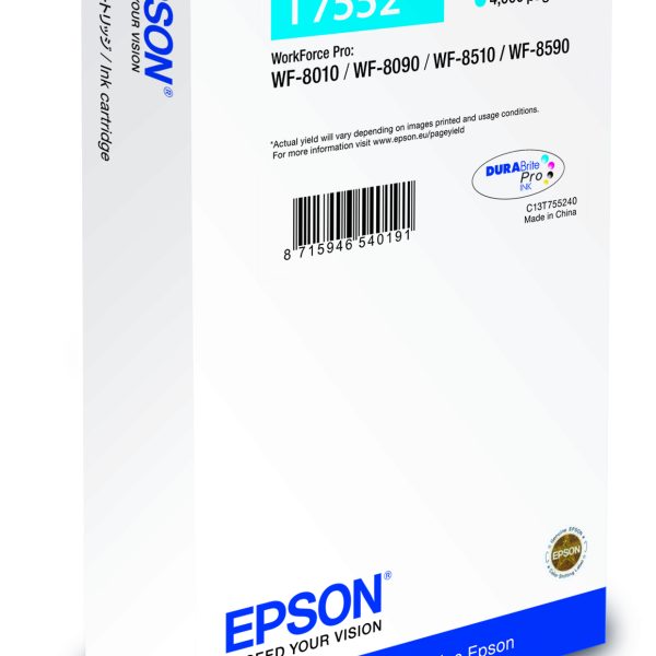 Epson Cartridge Cyan XL C13T75524N
