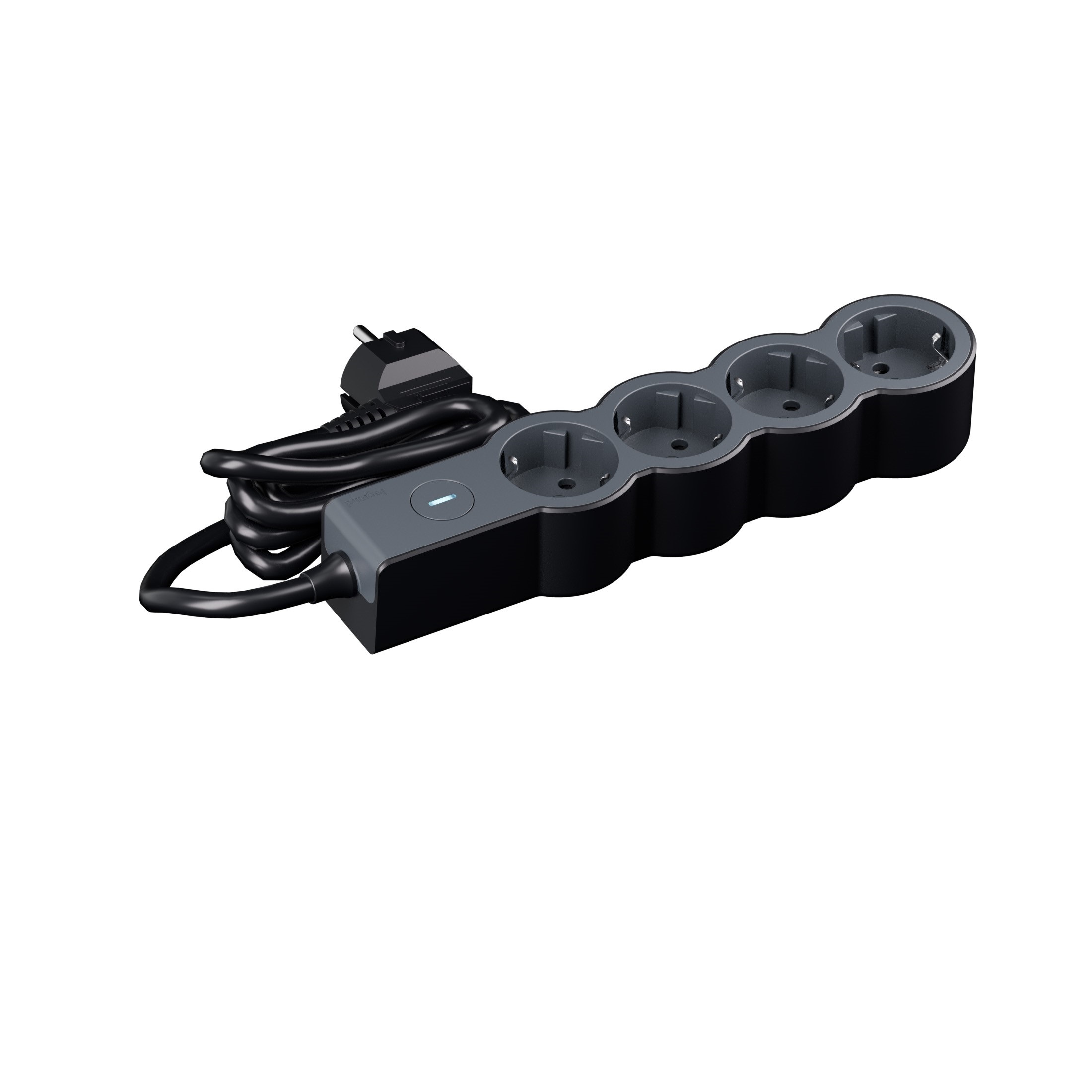 266-60-LEG694421 Legrand SurgeArrest 4 Outlets 1.5m Cable Black - Image 1