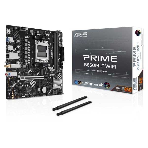 ASUS MOTHERBOARD PRIME B850M-F WIFI ,MATX ,DDR5, AM5